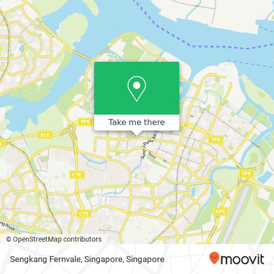 Sengkang Fernvale, Singapore map