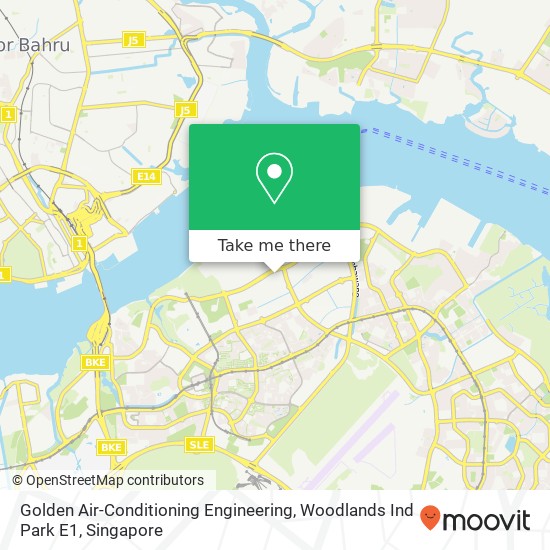 Golden Air-Conditioning Engineering, Woodlands Ind Park E1 map