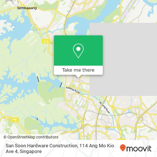 San Soon Hardware Construction, 114 Ang Mo Kio Ave 4地图