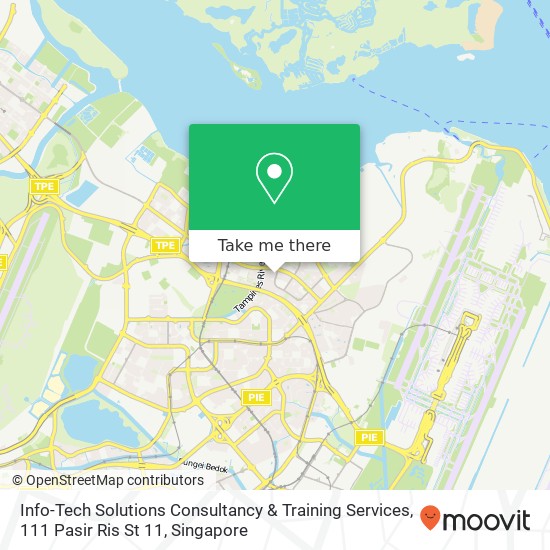 Info-Tech Solutions Consultancy & Training Services, 111 Pasir Ris St 11 map