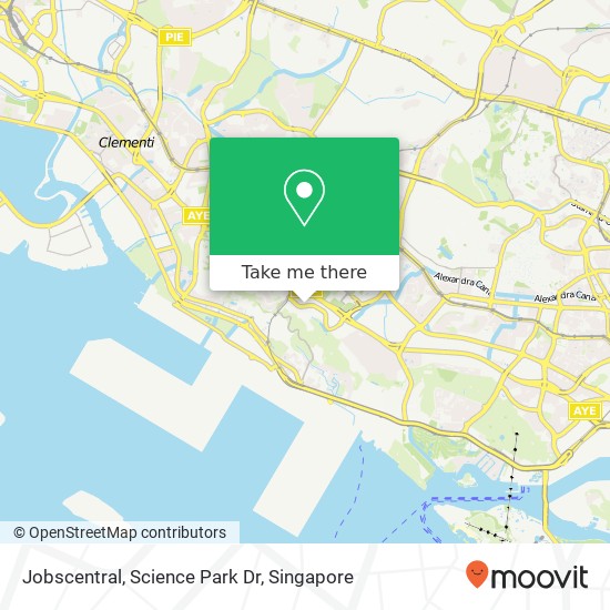 Jobscentral, Science Park Dr map