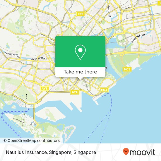 Nautilus Insurance, Singapore地图