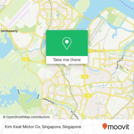 Kim Keat Motor Co, Singapore地图