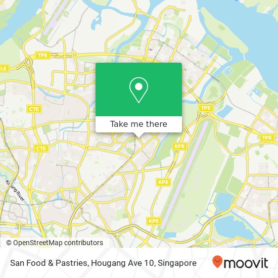 San Food & Pastries, Hougang Ave 10 map