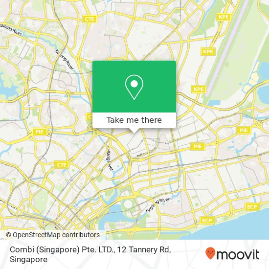 Combi (Singapore) Pte. LTD., 12 Tannery Rd地图