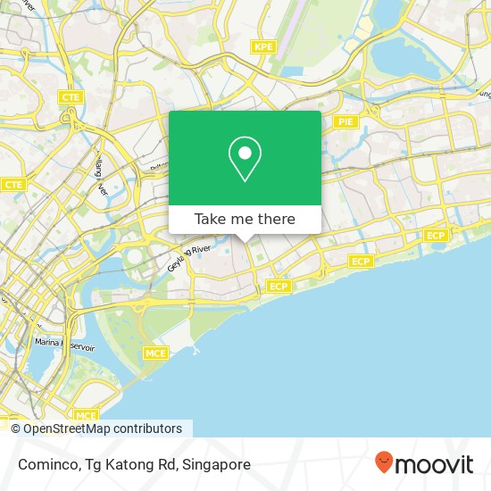 Cominco, Tg Katong Rd map