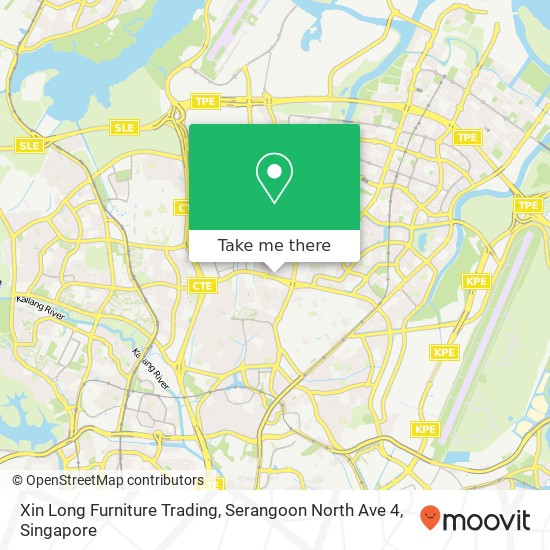 Xin Long Furniture Trading, Serangoon North Ave 4 map