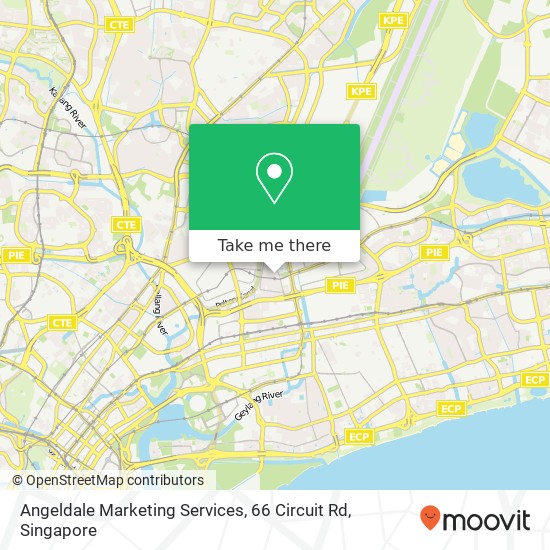 Angeldale Marketing Services, 66 Circuit Rd地图