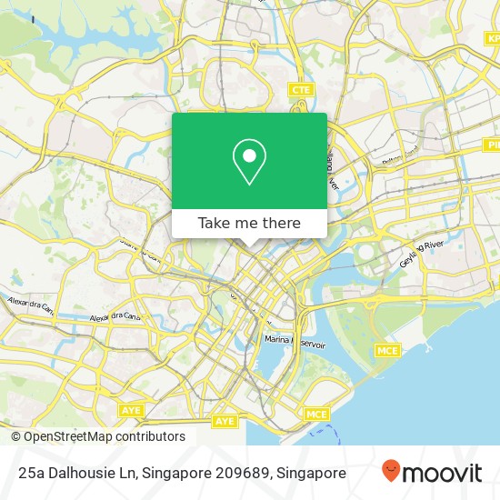 25a Dalhousie Ln, Singapore 209689 map