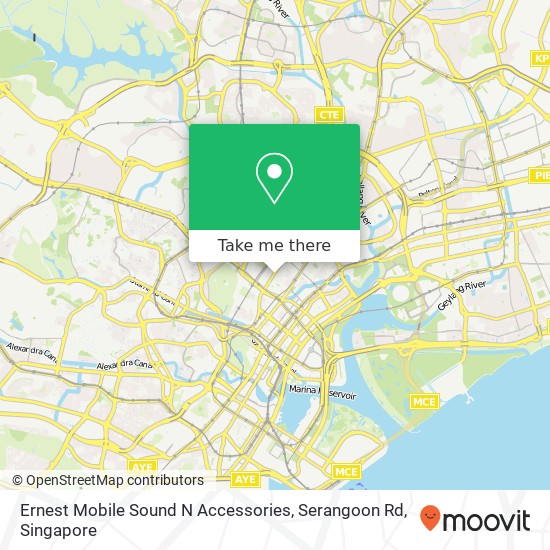 Ernest Mobile Sound N Accessories, Serangoon Rd map