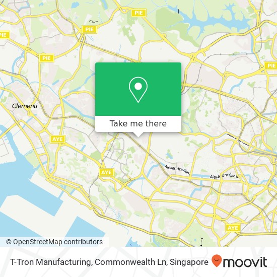 T-Tron Manufacturing, Commonwealth Ln map