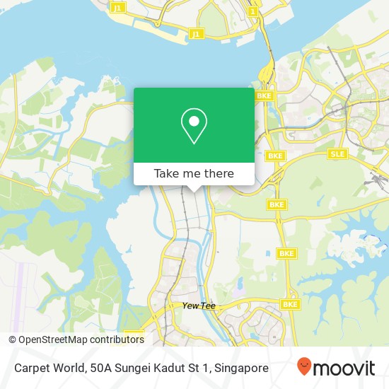 Carpet World, 50A Sungei Kadut St 1地图