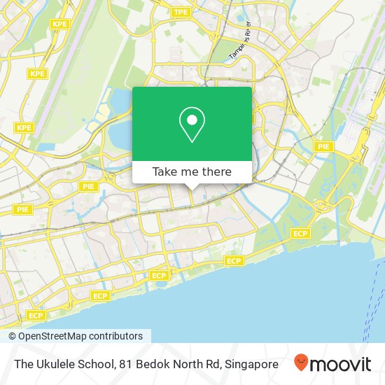 The Ukulele School, 81 Bedok North Rd地图