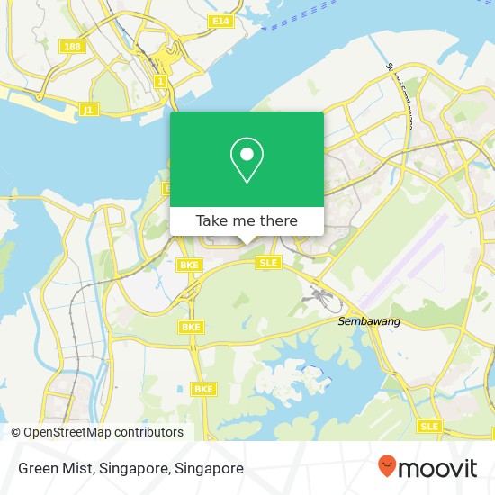 Green Mist, Singapore map