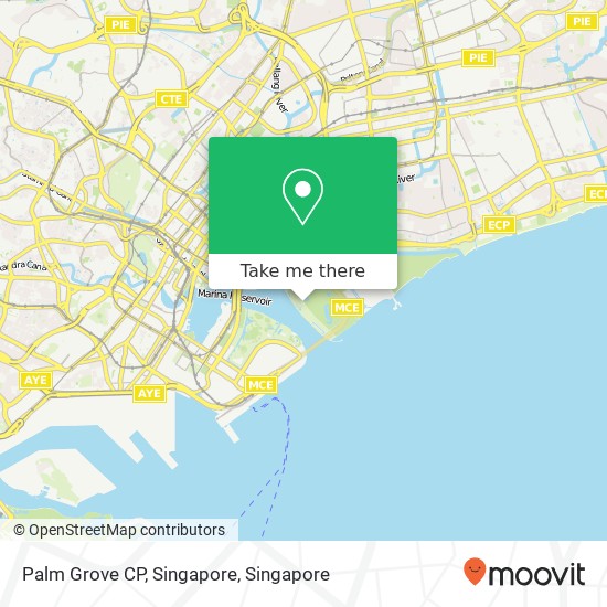 Palm Grove CP, Singapore map