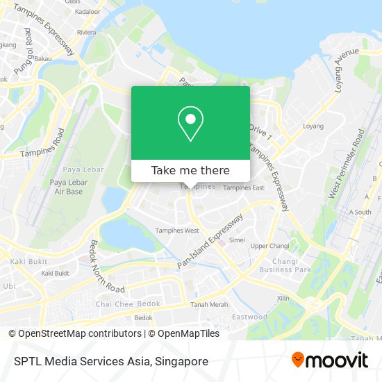 SPTL Media Services Asia map