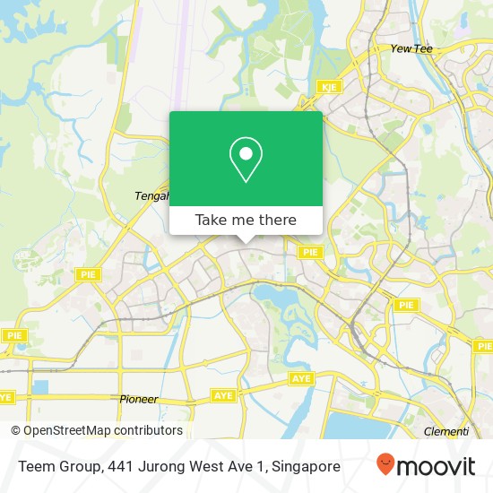 Teem Group, 441 Jurong West Ave 1地图