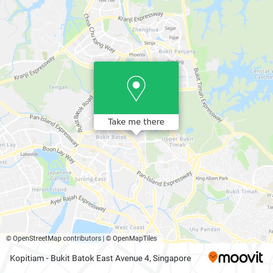 Kopitiam - Bukit Batok East Avenue 4 map
