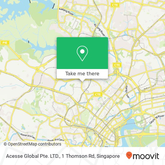 Acesse Global Pte. LTD., 1 Thomson Rd地图