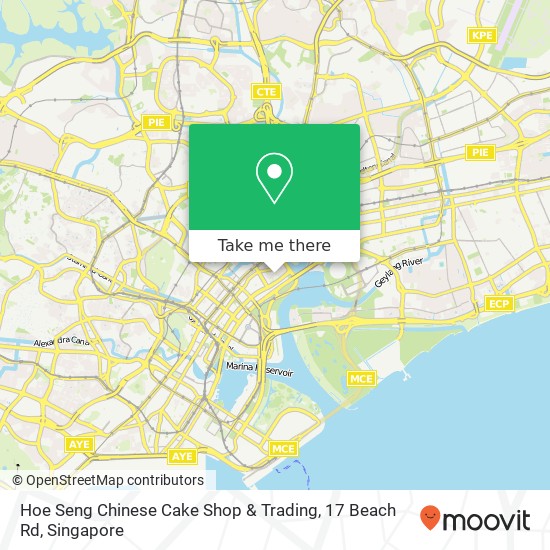 Hoe Seng Chinese Cake Shop & Trading, 17 Beach Rd map
