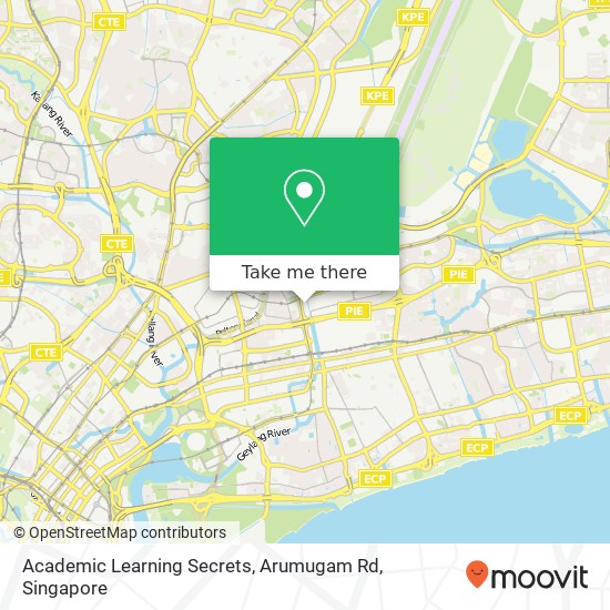 Academic Learning Secrets, Arumugam Rd map