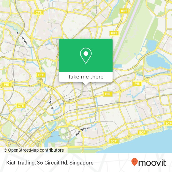 Kiat Trading, 36 Circuit Rd map