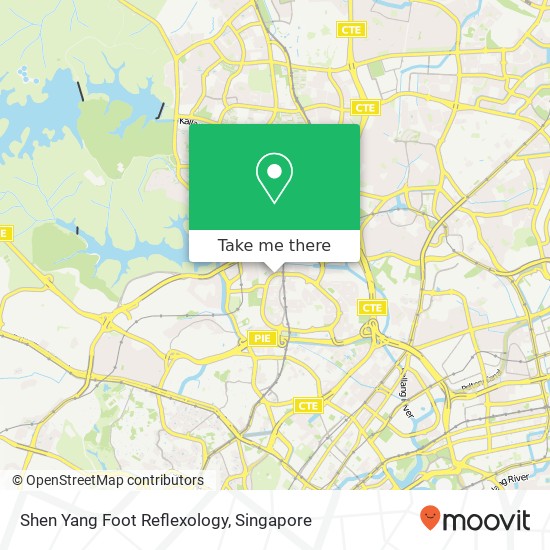Shen Yang Foot Reflexology map