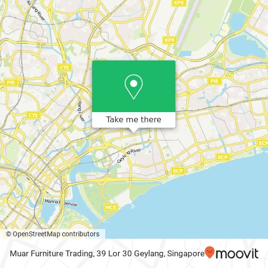 Muar Furniture Trading, 39 Lor 30 Geylang地图