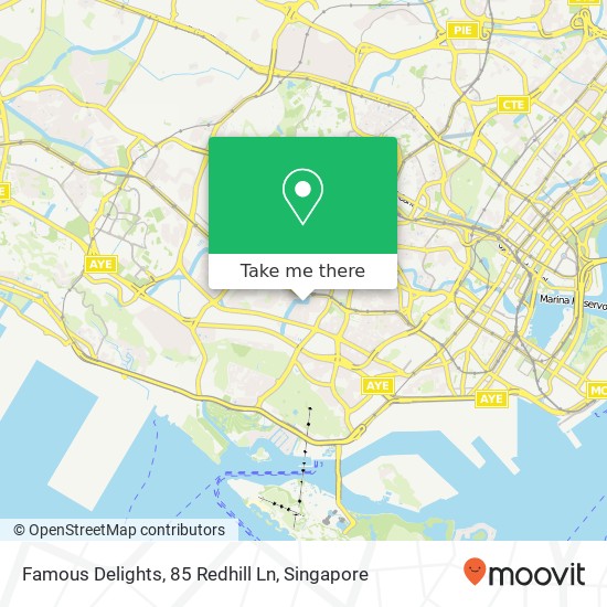 Famous Delights, 85 Redhill Ln地图