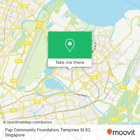 Pap Community Foundation, Tampines St 82 map