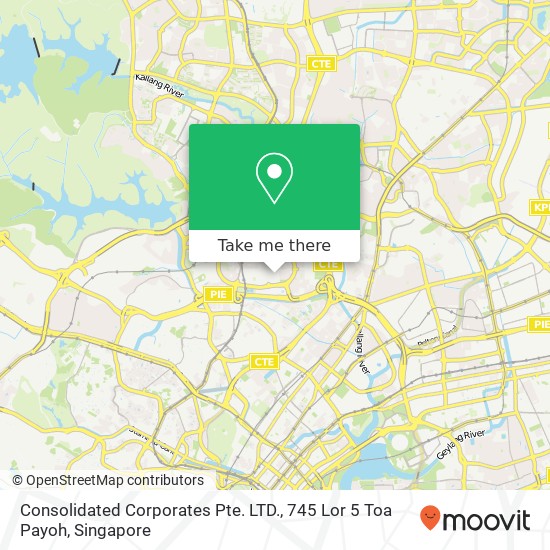 Consolidated Corporates Pte. LTD., 745 Lor 5 Toa Payoh map