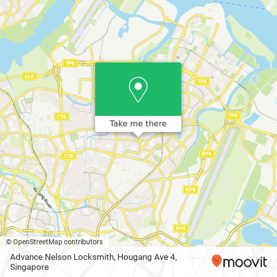 Advance Nelson Locksmith, Hougang Ave 4 map