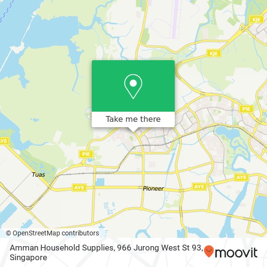 Amman Household Supplies, 966 Jurong West St 93 map