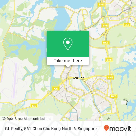 GL Realty, 561 Choa Chu Kang North 6地图