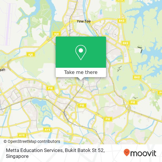 Metta Education Services, Bukit Batok St 52 map
