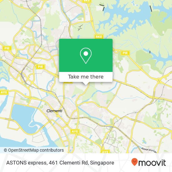 ASTONS express, 461 Clementi Rd map