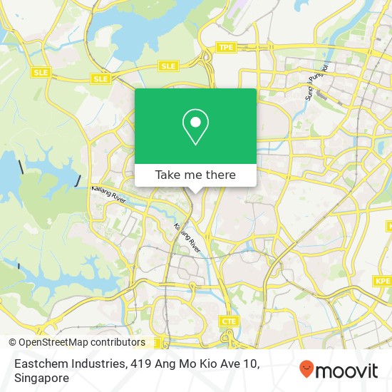 Eastchem Industries, 419 Ang Mo Kio Ave 10地图