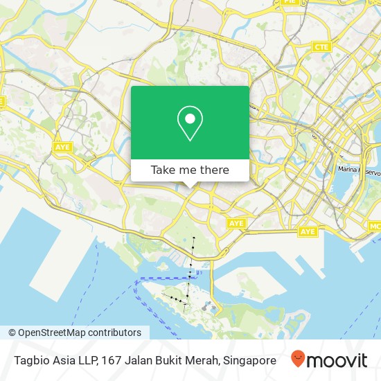 Tagbio Asia LLP, 167 Jalan Bukit Merah地图
