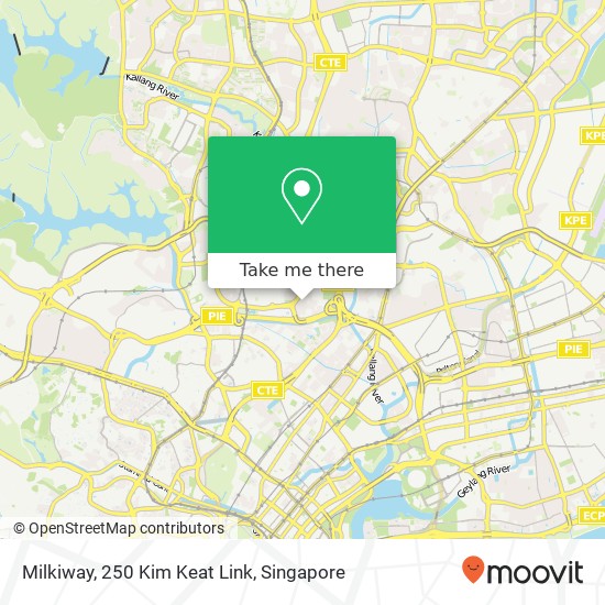 Milkiway, 250 Kim Keat Link地图