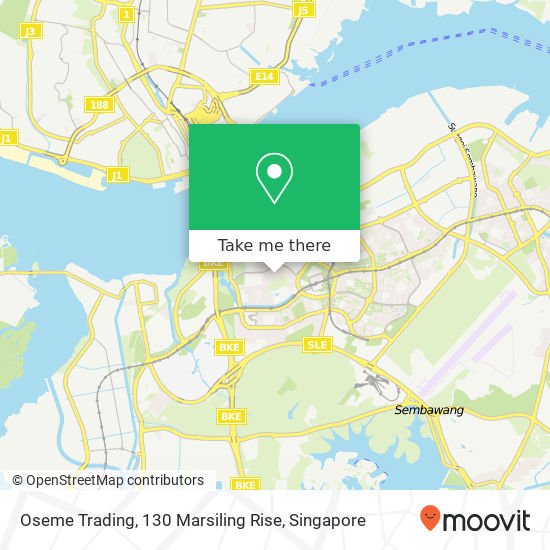 Oseme Trading, 130 Marsiling Rise map