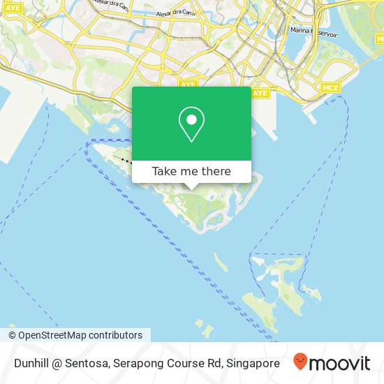 Dunhill @ Sentosa, Serapong Course Rd地图