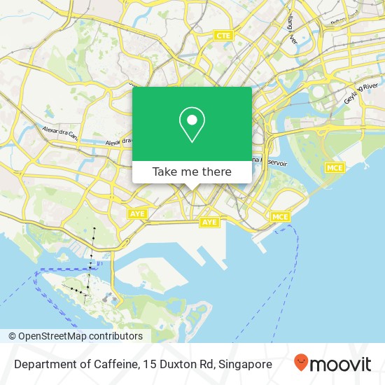 Department of Caffeine, 15 Duxton Rd map