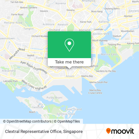 Clextral Representative Office map