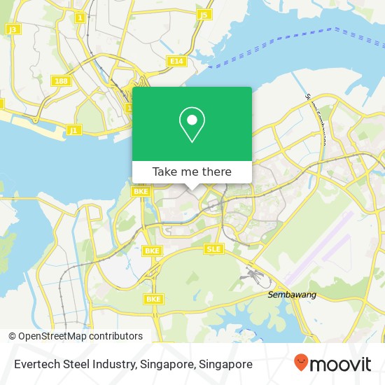 Evertech Steel Industry, Singapore map