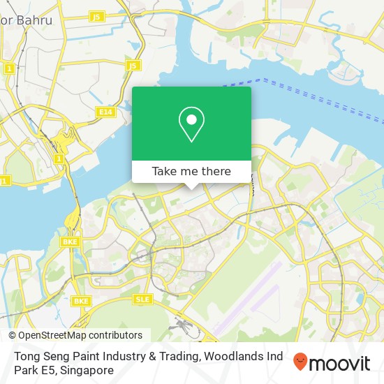 Tong Seng Paint Industry & Trading, Woodlands Ind Park E5 map