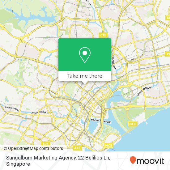 Sangalbum Marketing Agency, 22 Belilios Ln地图