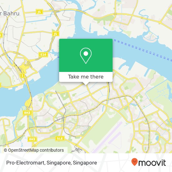 Pro-Electromart, Singapore map