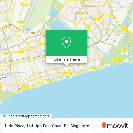 Nids Place, 164 Upp East Coast Rd地图