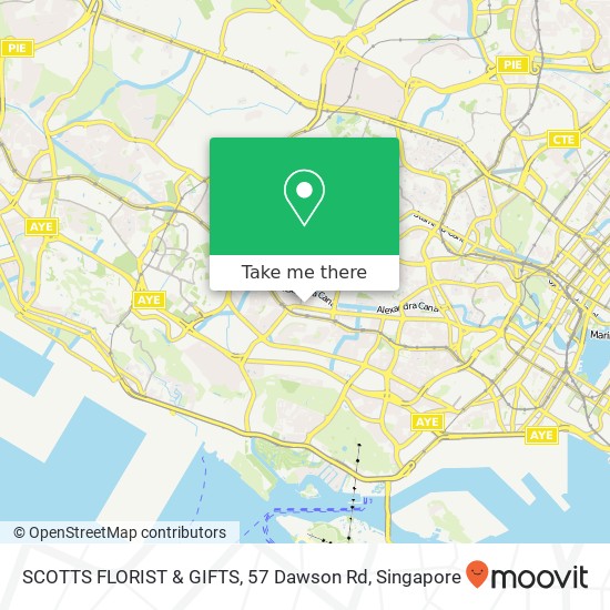 SCOTTS FLORIST & GIFTS, 57 Dawson Rd地图