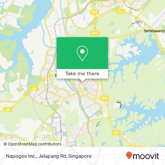 Napogos Inc., Jelapang Rd map